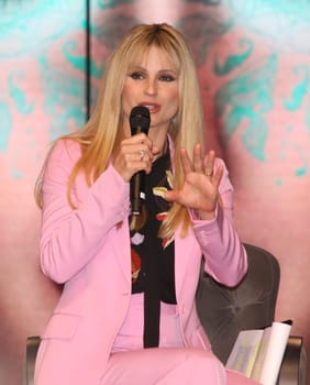 Michelle Hunziker  at the MSC Grandiosa Naming Ceremony on November 09, 2019 in Hamburg, Germany