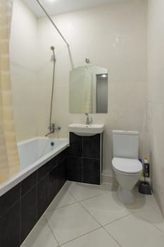 Small bathroom with toilet