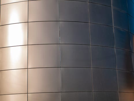 Gray wall in the sunlight. Place for text. Background.