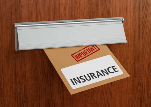 A letter with the label Insurance