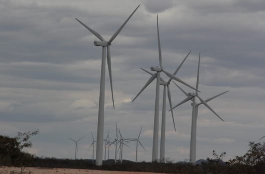 BROTAS DE MACAUBAS, BAHIA / BRAZIL - August 5, 2014: Wind farm formed by 57 wind turbines as capacity to generate up to 300 MW of electricity. (Joa Souza / Panthermedia).