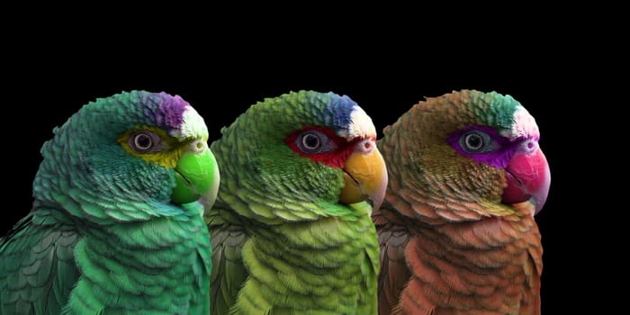 Variations on the white-fronted amazon Amazona albifrons