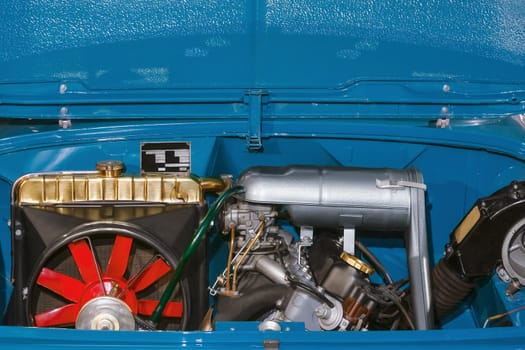 Under the Hood of an Old Car