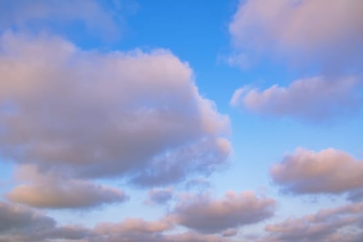 Clouds on the Blue Sky