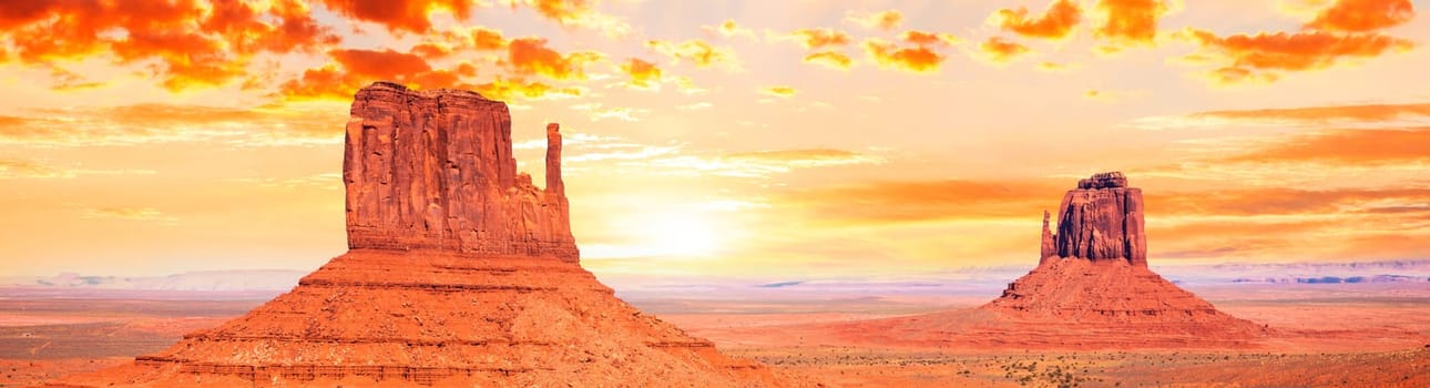 The unique landscape of Monument Valley, Utah, USA.