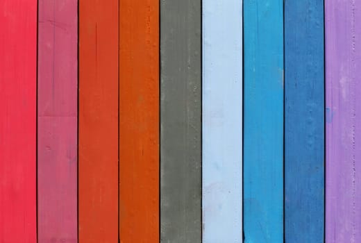 Range of natural colors - detail of artistic pastels