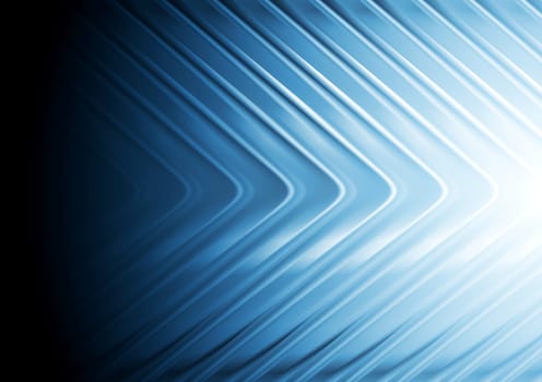 Big smooth arrows vector background