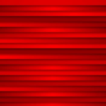 Abstract red stripes background. Vector design