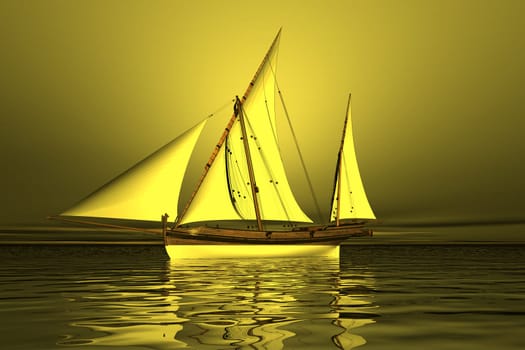 Sailing ship 3d Graphics