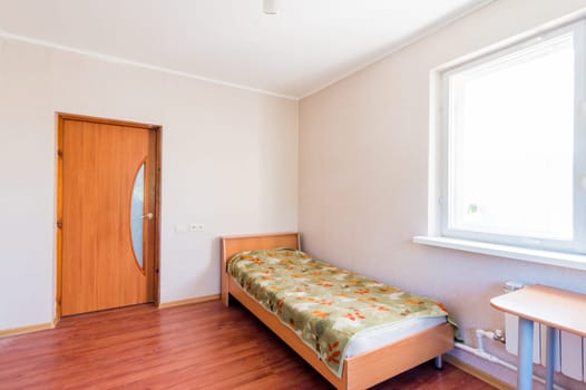 Russia, Moscow- July 08, 2019: interior room apartment. standard rustic country old house
