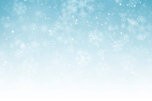 abstract winter background with snowflakes