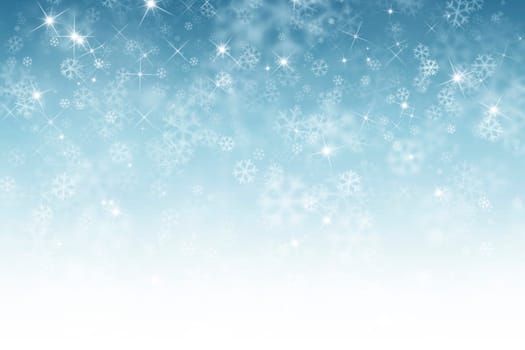 abstract winter background with snowflakes