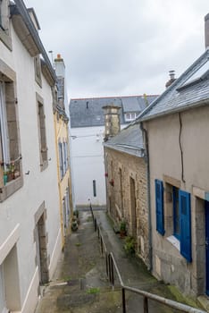 a landscape of Brittany in summer, France. sea, color of this region in summer