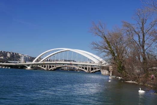 Tourism in the city of lyon, rhone alpes region in france