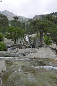 Holidays in southern Corsica..Discover the mountain landscapes of this beautiful region of France
