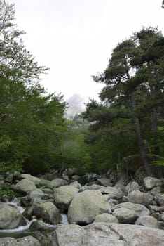 Holidays in southern Corsica..Discover the mountain landscapes of this beautiful region of France