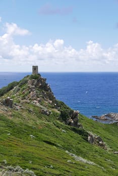 Holidays in southern Corsica..Discovery of the Sanguinaires Islands, next to the city of Ajaccio