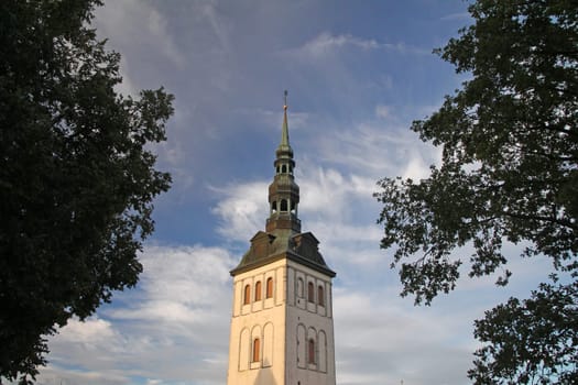 St. Nicholas' Church bell tower in Tallinn