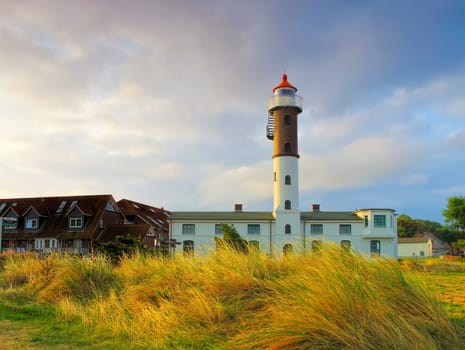 the lighthouse in Timmendorf on the island of Poel in northern Germany