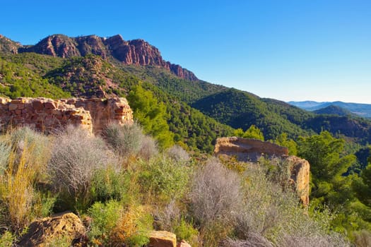Castell de Segart near Sagunt, Valencia in Spain