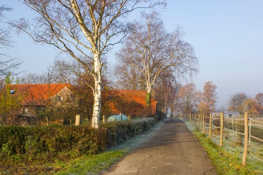 German countryside landscape, Lower Rhine Region, Geldern