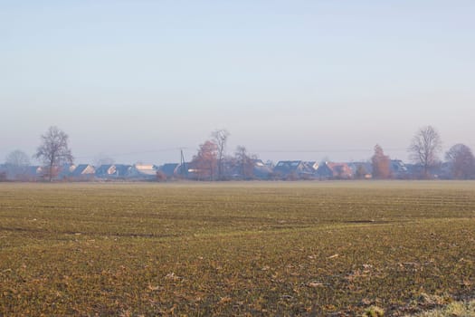 German countryside landscape, Lower Rhine Region, Geldern