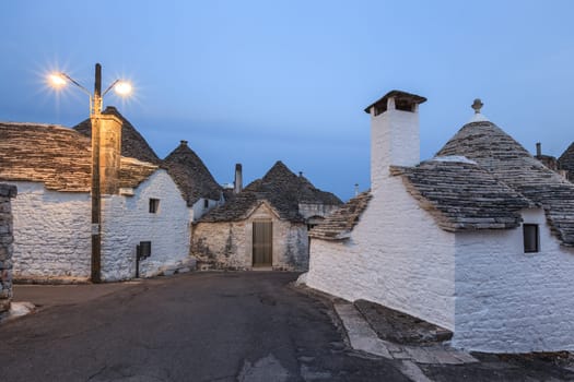 Typical historical house of Alberobello's town. Italy