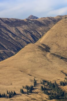 mountain landscape in The Fagaras Mountains, Romania