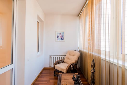 Russia, Moscow- August 01, 2019: interior room apartment. standard repair decoration in hostel