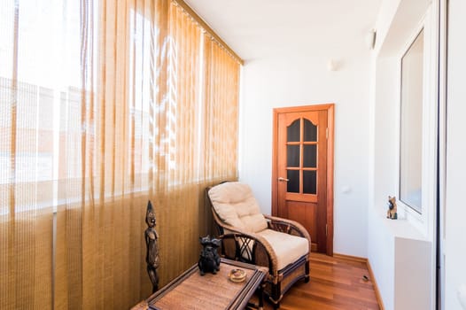 Russia, Moscow- August 01, 2019: interior room apartment. standard repair decoration in hostel