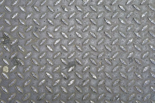 Heavy used Durbar diamond plate metal floor