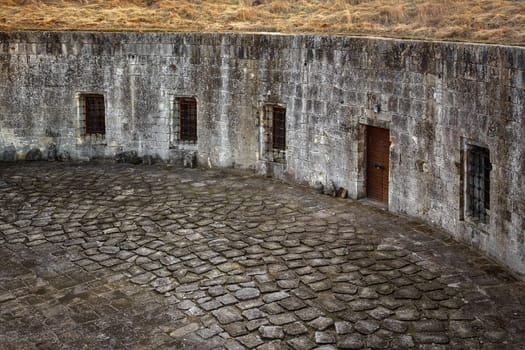 Courtyard of an Old Fortress in Bulgaria