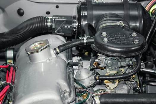 Under the Hood of an Old Car