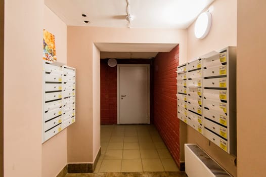Russia, Omsk- August 02, 2019: interior public place, staircase
