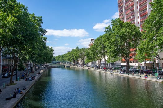 discovery of Paris and the banks of the Seine in summer, France