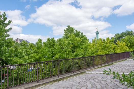 discovery of Paris and the banks of the Seine in summer, France