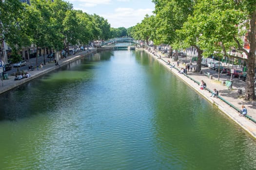 discovery of Paris and the banks of the Seine in summer, France
