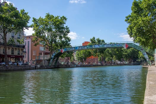discovery of Paris and the banks of the Seine in summer, France