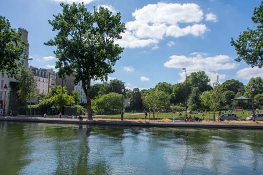 discovery of Paris and the banks of the Seine in summer, France