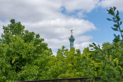 discovery of Paris and the banks of the Seine in summer, France