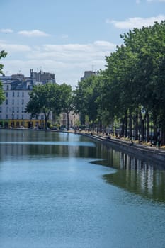 discovery of Paris and the banks of the Seine in summer, France