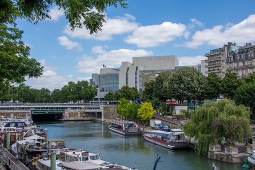 discovery of Paris and the banks of the Seine in summer, France