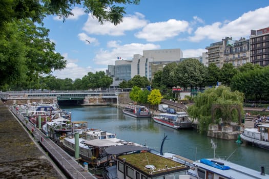 discovery of Paris and the banks of the Seine in summer, France