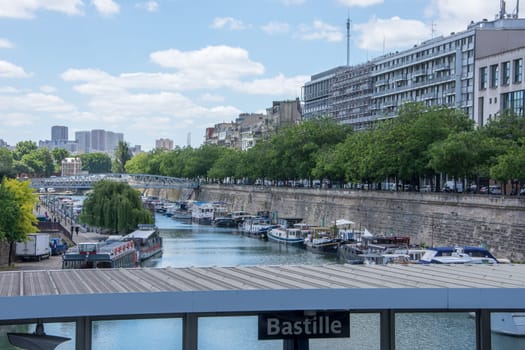 discovery of Paris and the banks of the Seine in summer, France