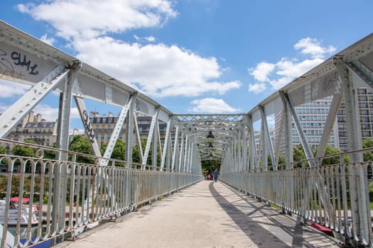 discovery of Paris and the banks of the Seine in summer, France