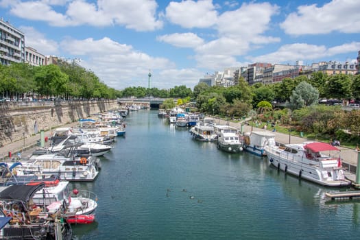 discovery of Paris and the banks of the Seine in summer, France