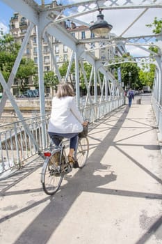 discovery of Paris and the banks of the Seine in summer, France