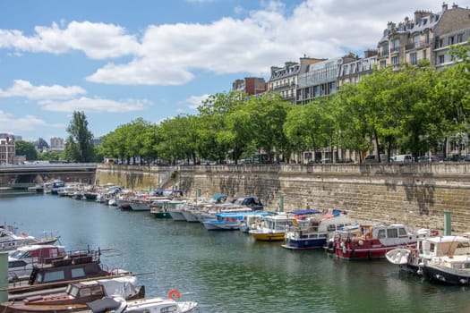 discovery of Paris and the banks of the Seine in summer, France