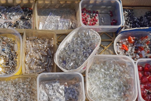 Light bulbs parts for cars and trucks