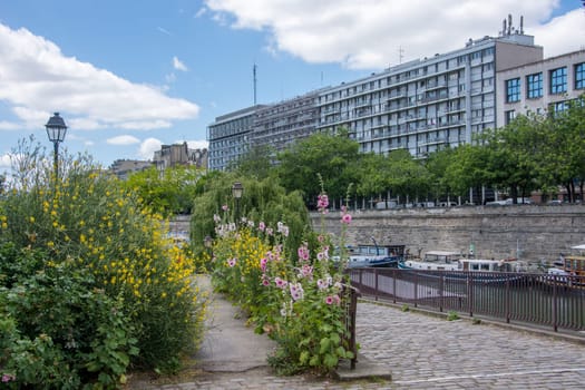 discovery of Paris and the banks of the Seine in summer, France
